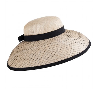 ceremonial hat - Dana - natural/black