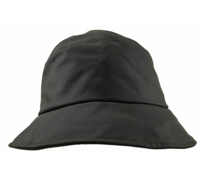 Rain hat - Pip - black wax