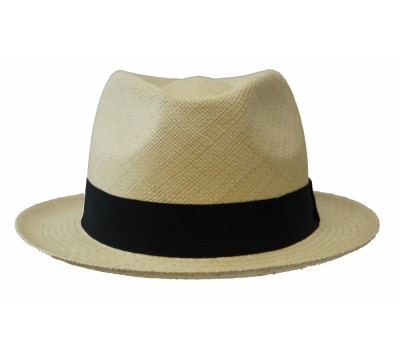 Panama hat - Bob - natural/navy