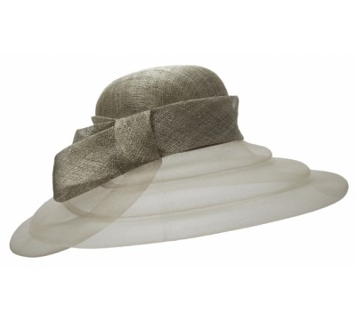 Ceremonial hat - Kasha -silver grey