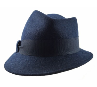 Trilby hat - Jade - Navy<br />&nbsp;