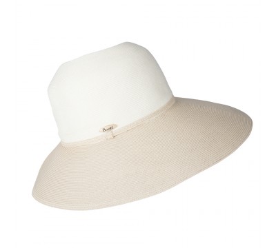 Wide Brim hat -Melina - ivory/natural - travel hat