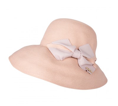 Wide brim hat - Chloé- dusty pink - travel hat