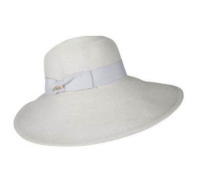 Wide brim hat - Jacqueline - grey