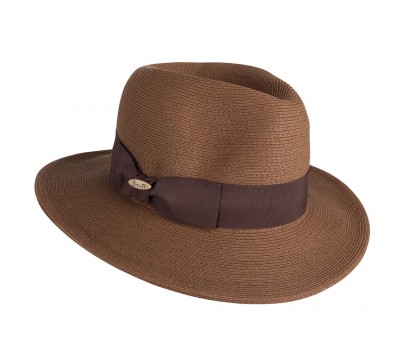 Fedora  hat- Venice - tan brown