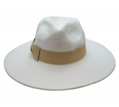 Fedora hat - Veronique - white