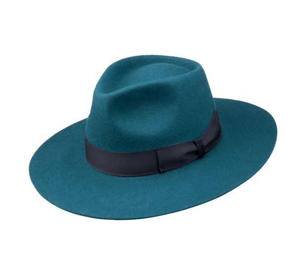 Bronté Fedora - Bowie - Teal blue