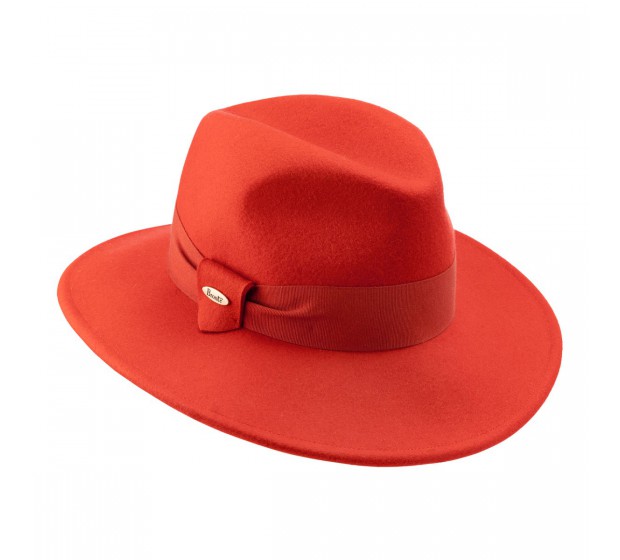 Bronté Fedora hat - Lauren - orange