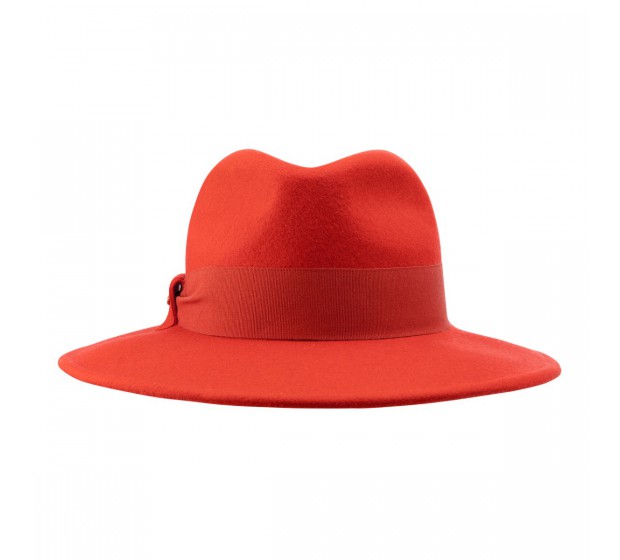 Fedora hat - Lauren - orange