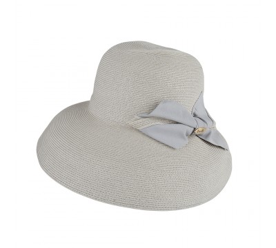 Wide brim hat - Chloé - grey - travel hat