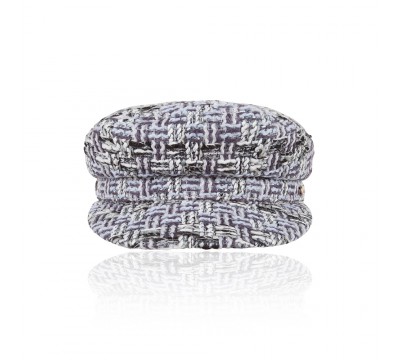 Cap - Shipper - grey Linton Tweed 
