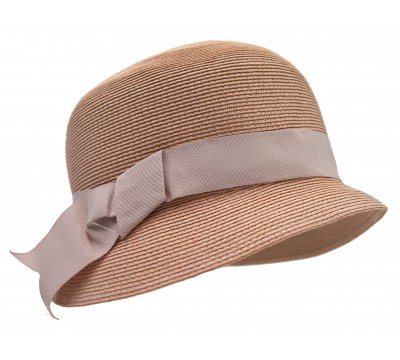 Cloche hat- cloche - pink - travel hat