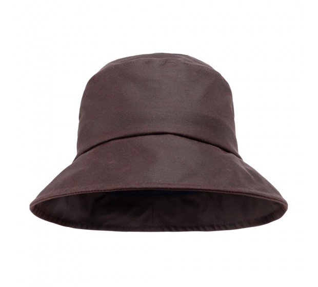 Bronté Rain hat - Pip - brown wax  