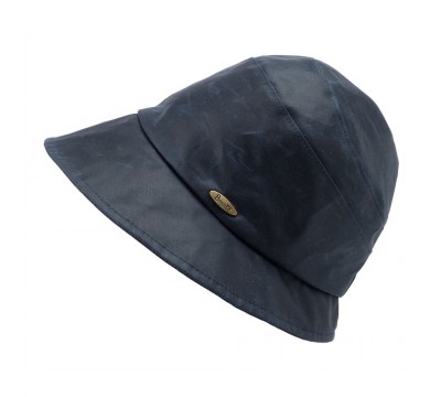 Rain hat - Pip - navy blue wax