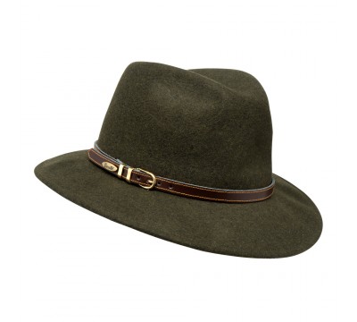 Fedora hat - Cleo - loden green