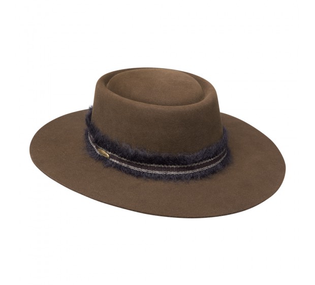 Boater - Ceylan - cork brown
