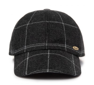 Cap - Bram - grey check<br />&nbsp;