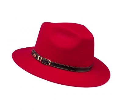 Fedora hat - Cleo - Red<br />&nbsp;