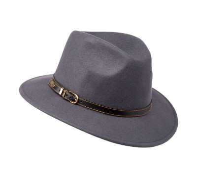 Fedora hat - Cleo - grey<br />&nbsp;