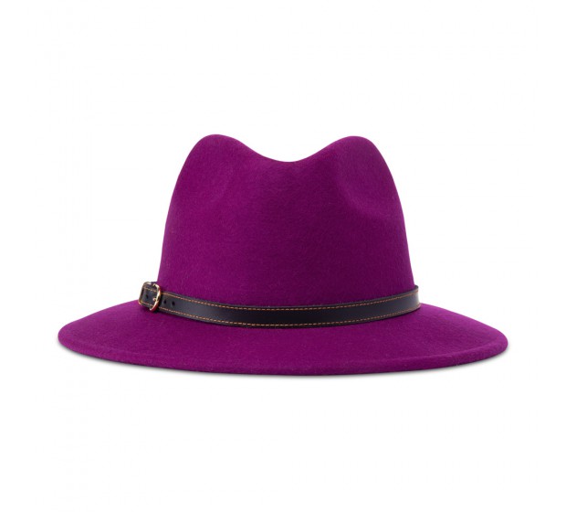 Bronté Fedora hat - Cleo - fuchsia pink