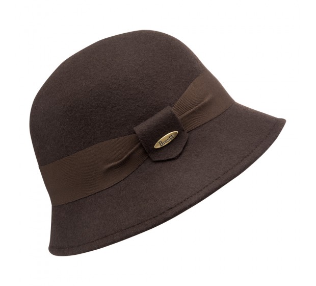 Bronté Cloche hat - Natalie - black