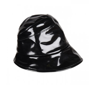 Rain hat - Pip -  black patent leather