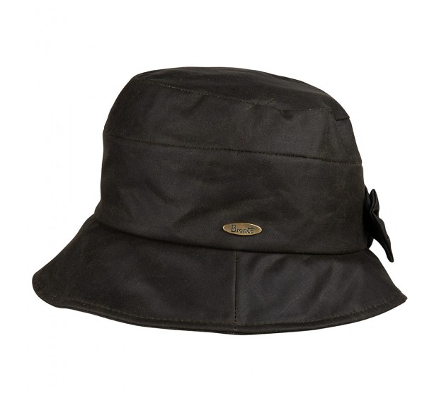 Bronté Rain hat - CARLA/B - green wax