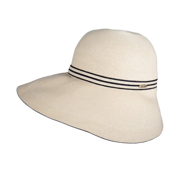 Bronté Wide brim hat - Dina - natural