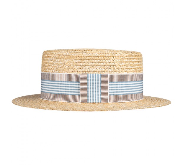 Bronté Boater - Emile - natural/brown/grey