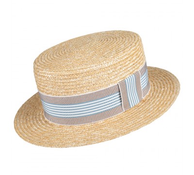 Boater - Emile - natural/brown/grey