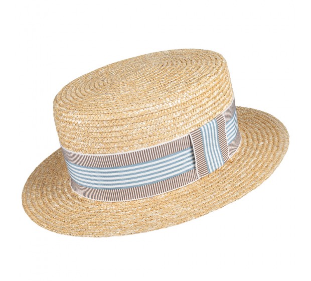 Boater - Emile - natural/brown/grey