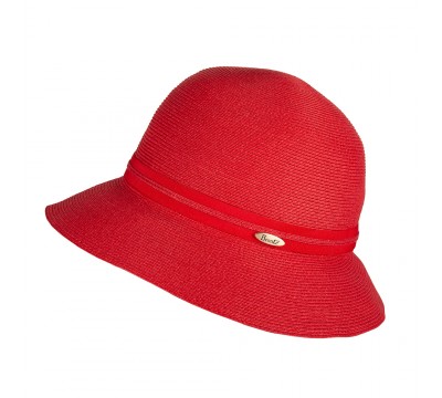 Cloche hat - Julia - red<br />&nbsp;