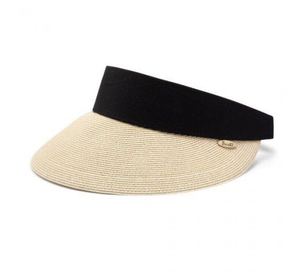 Sun visor - Evy - natural/black