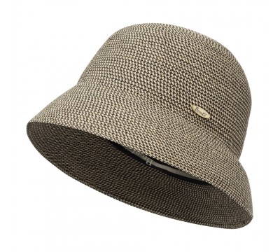 Bucket hat - Southwest - natural/black melange