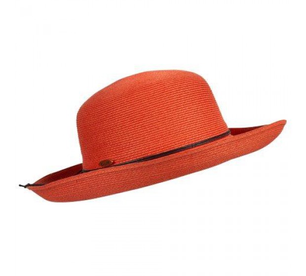 Bronté Wide brim hat - Anna - orange - travel hat