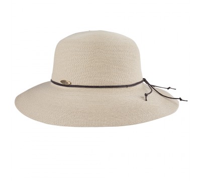 Wide brim hat - Anna - natural - travel hat