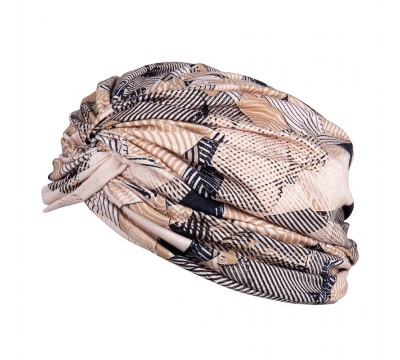 Turban -Amira - pink-camel