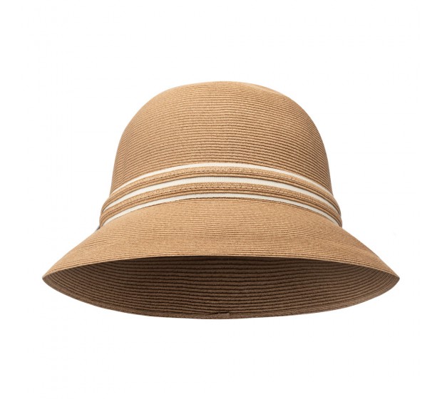 Bronté Cloche hat - Diana - camel