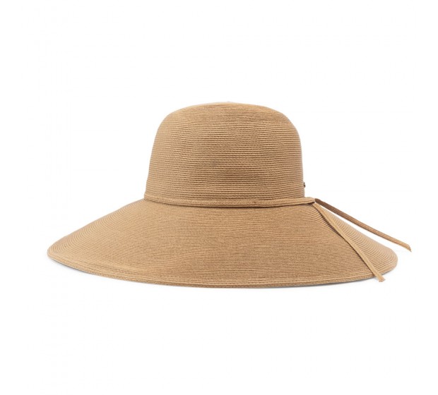 Bronté Wide Brim hat - Solange - camel