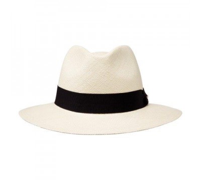 Panama hat - Luc - natural/black