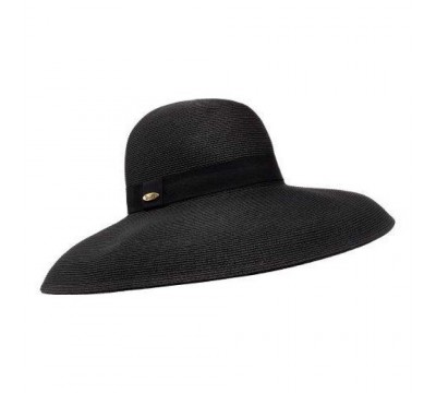 Wide Brim hat - Deborah - black