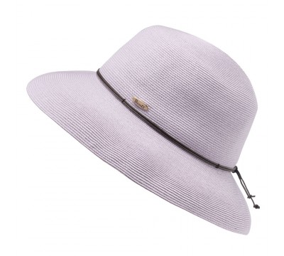 Wide brim hat - Anna - pale lilac- travel hat