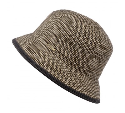 Bucket hat - Dayla - black-natural