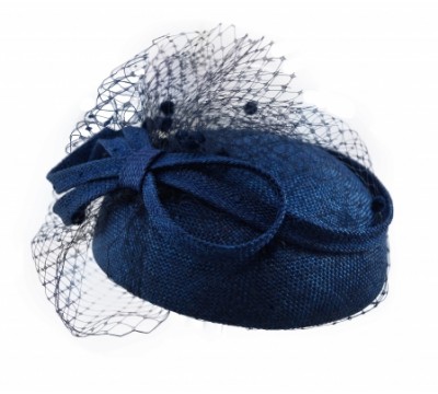 ceremonial hat - Iris+voile - navy